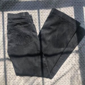 Black 7 For All Mankind Dojo Jeans 27x30.5